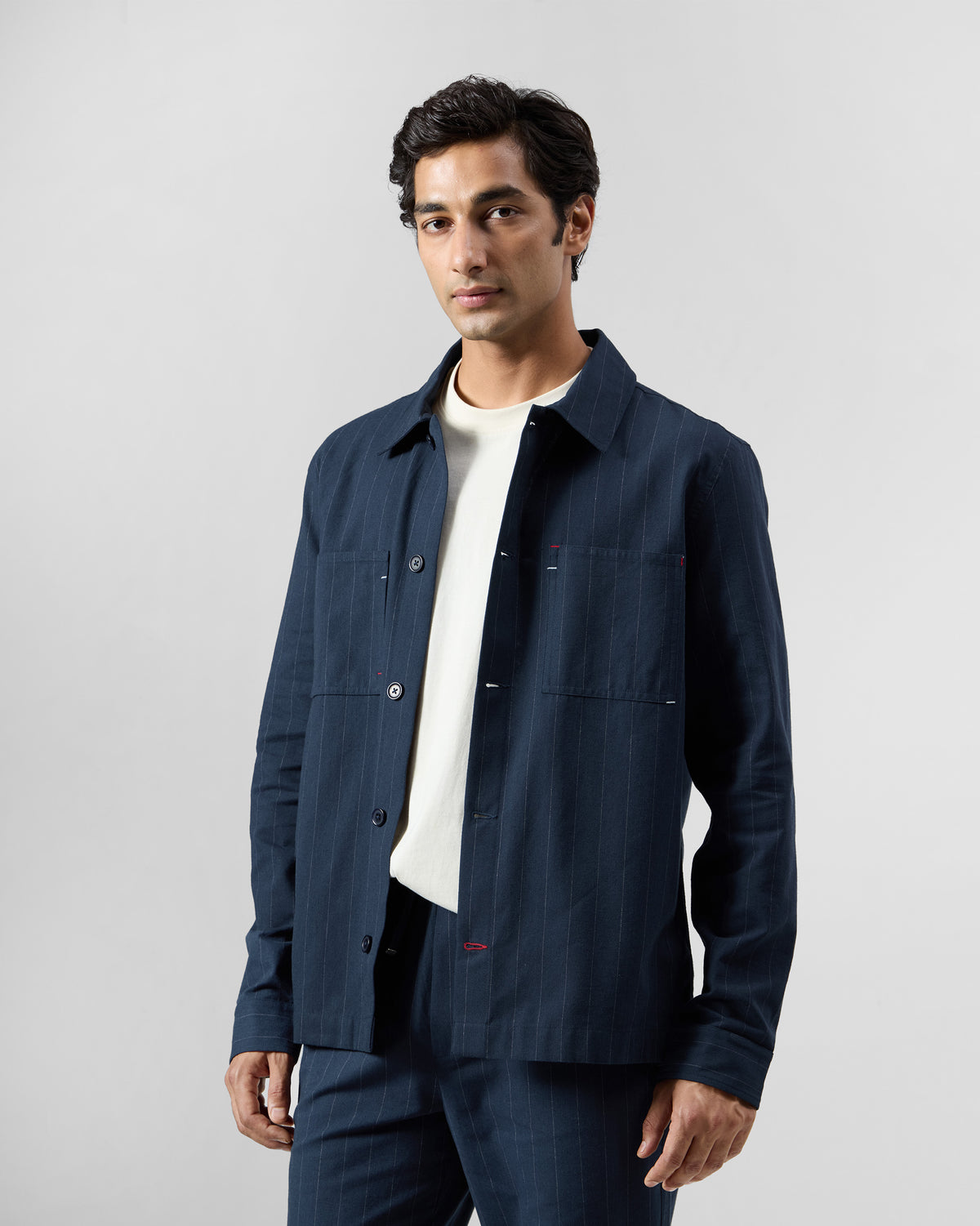 Rayh Shacket - Cotton Blend Relaxed Fit