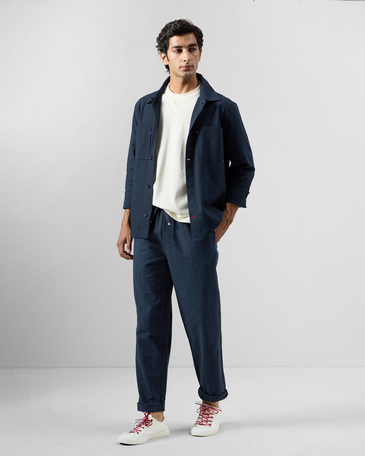 Rayh Shacket - Cotton Blend Relaxed Fit