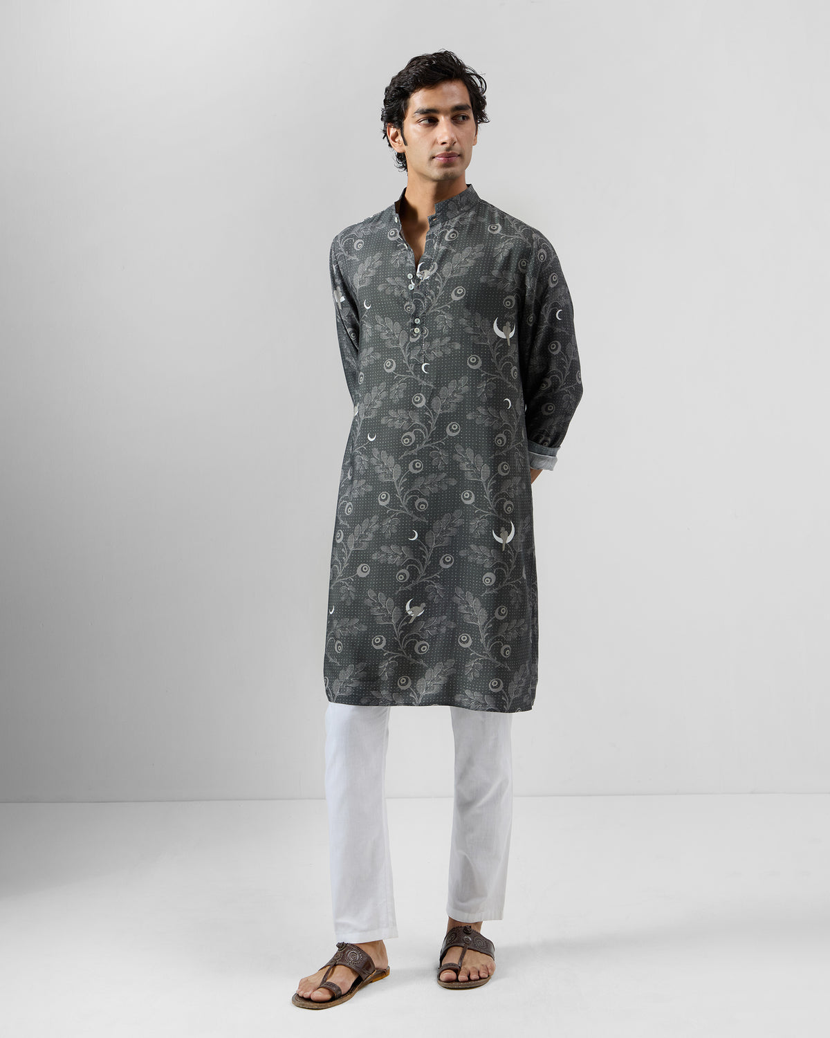 Rey Kurta - Silk Blend Classic Fit