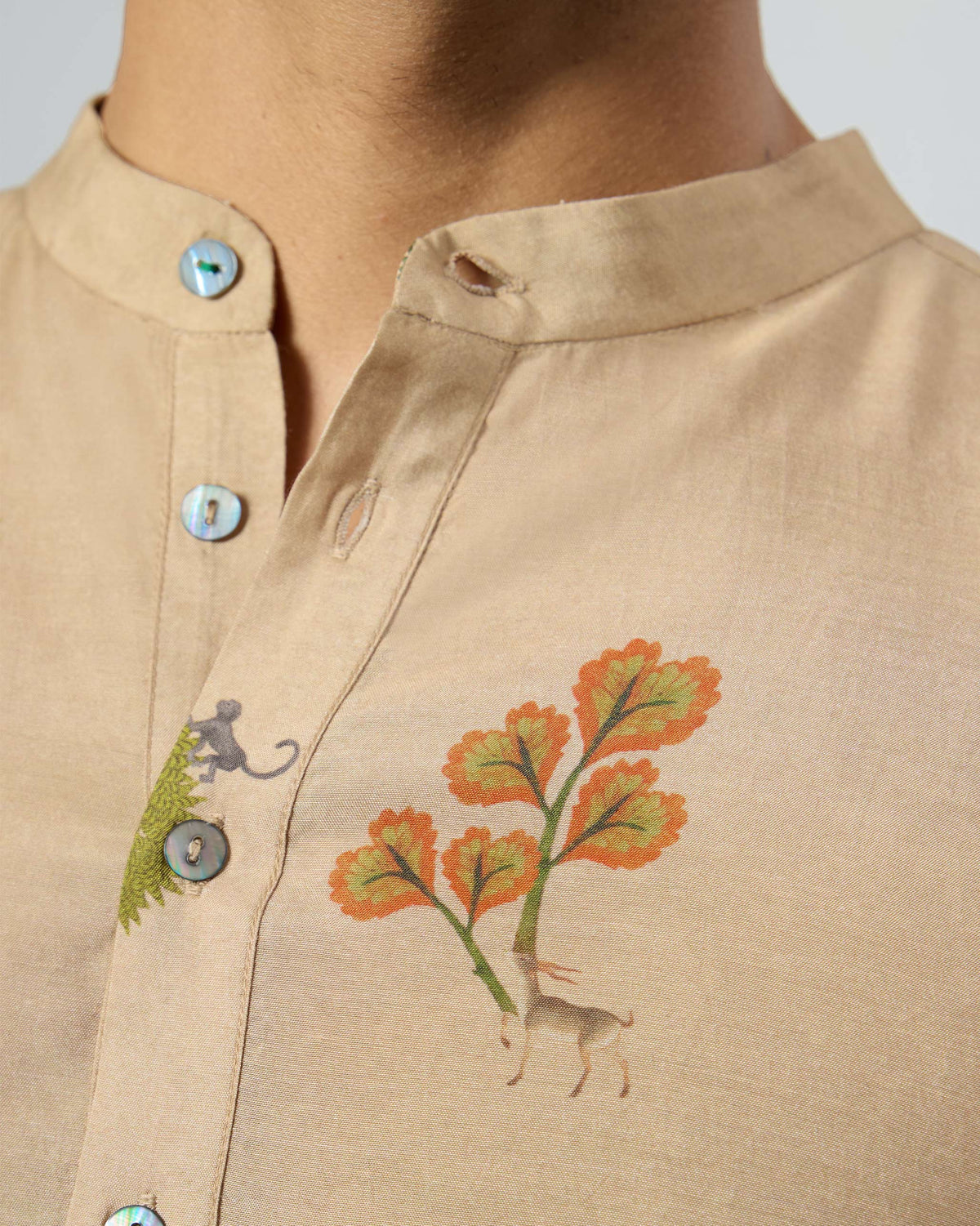 Bageecha Kurta - Bemberg Classic Fit