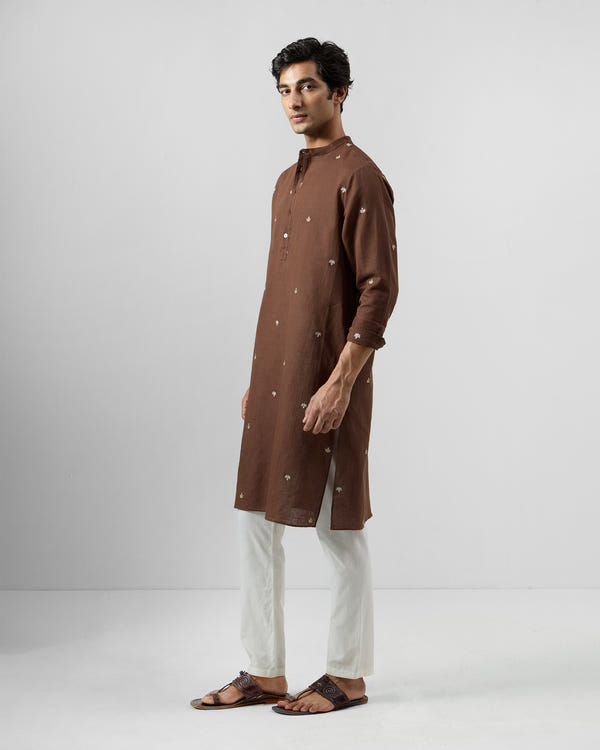 Astral Kurta - Cotton Linen Classic Fit