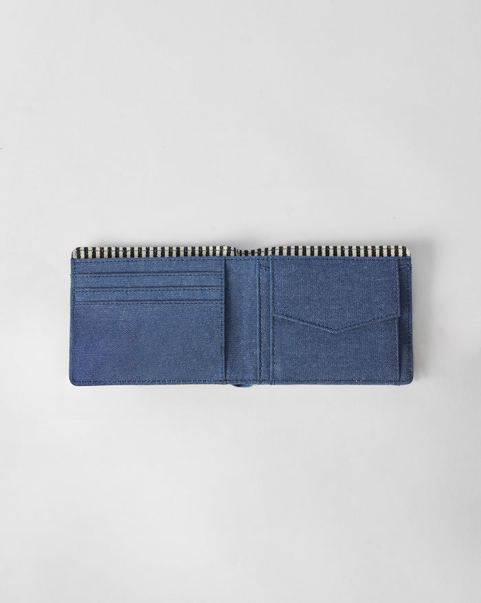 Classic Bi-Fold Wallet - Denim Blue