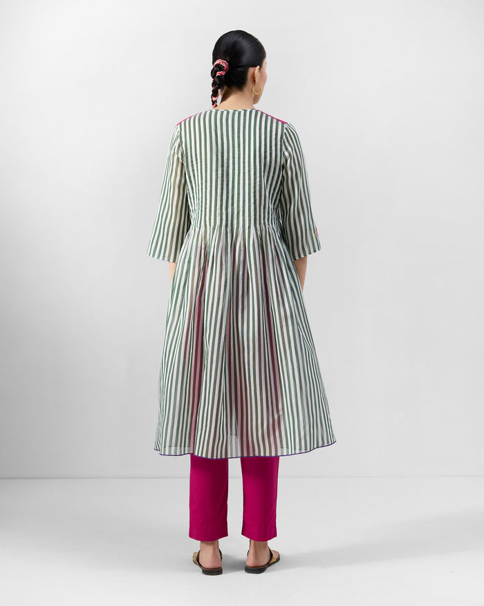 Konark Kurta - Cotton Silk A-Line Fit
