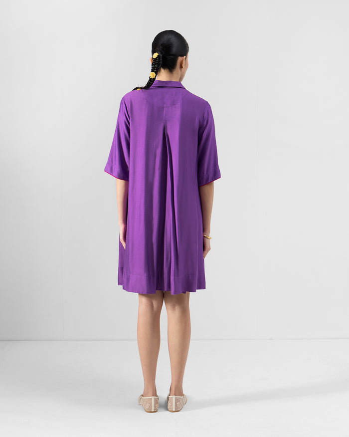 Happy Heart Dress - Silk Blend A-Line Fit