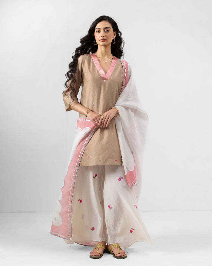 Keya Dupatta - Printed Cotton Silk