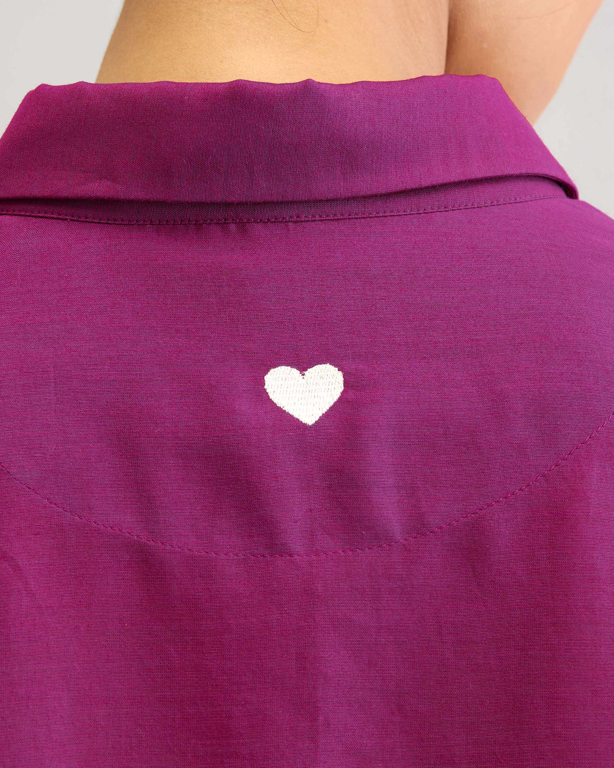 Boxy Shirt - Mulberry