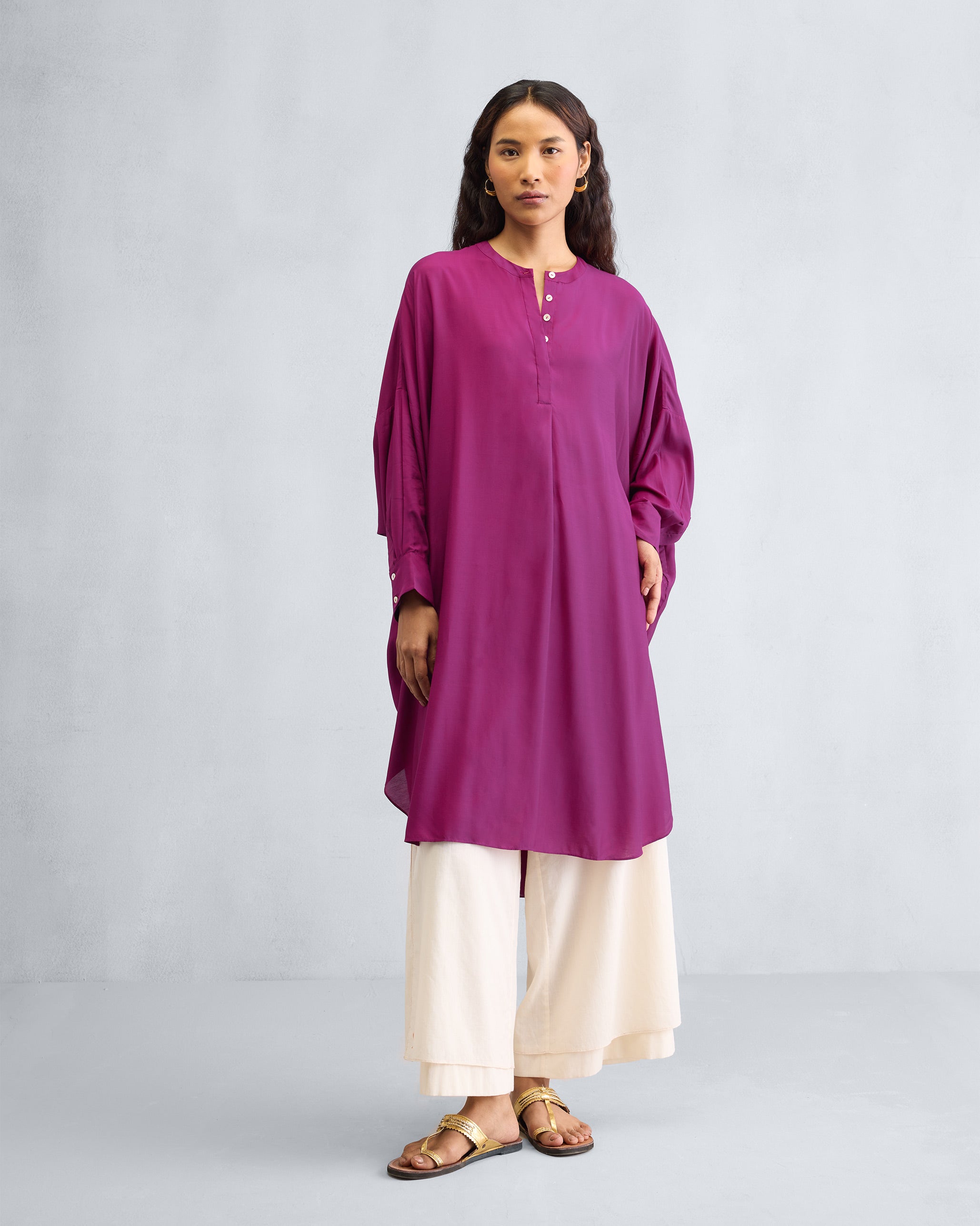 Lazy Sunday Tunic - Teal – Nicobar