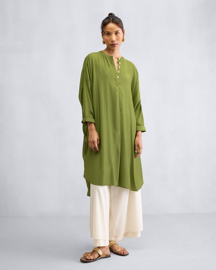 Lazy Sunday Tunic - Olive