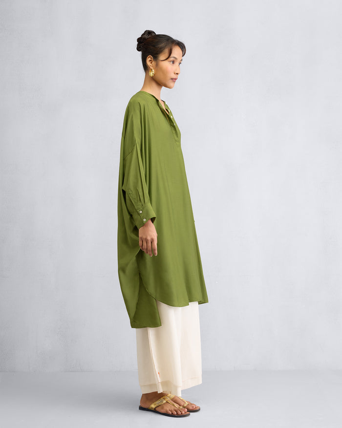 Lazy Sunday Tunic - Olive