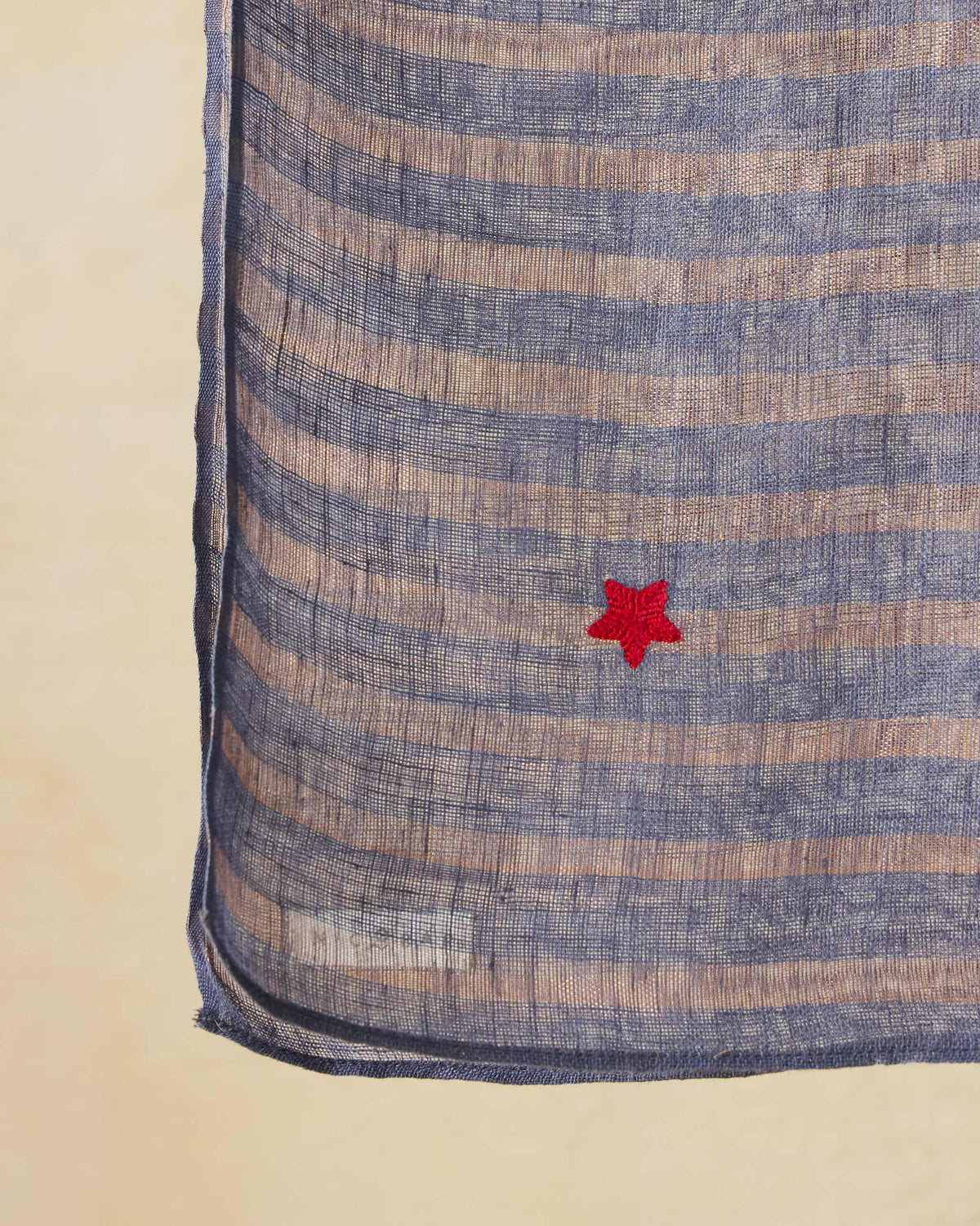 Firefly Scarf - Grey & Gold