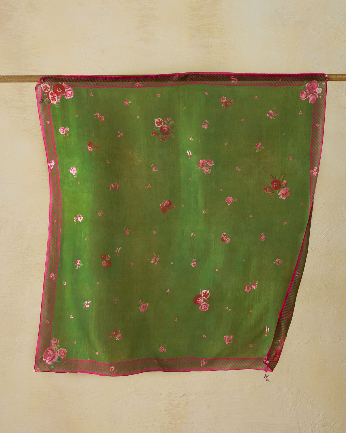 Bouquet Scarf - Green