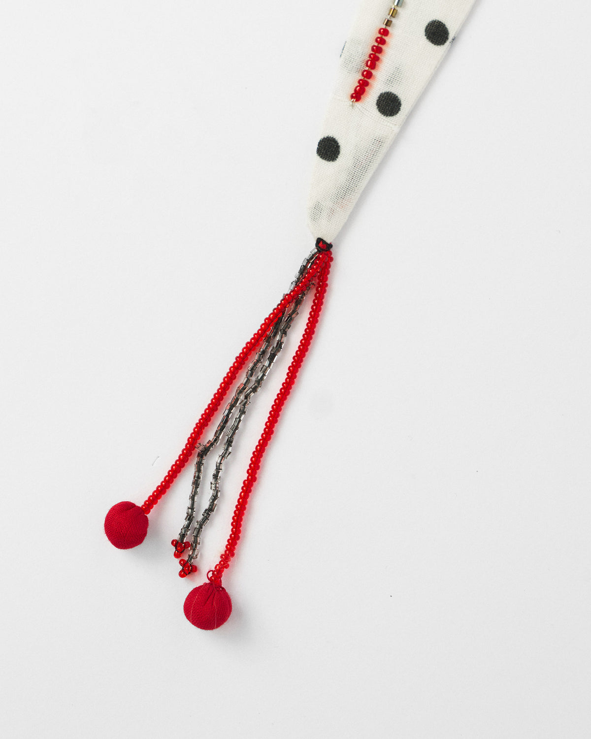 Polka Play Scarf - Ivory