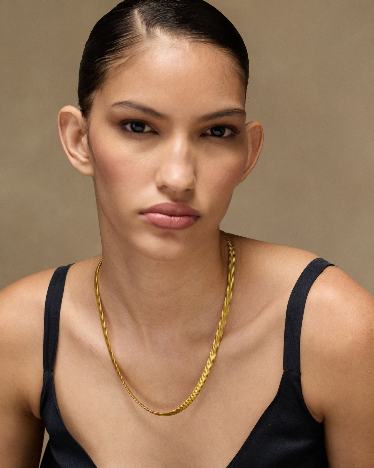 Herringbone Chain - Gold