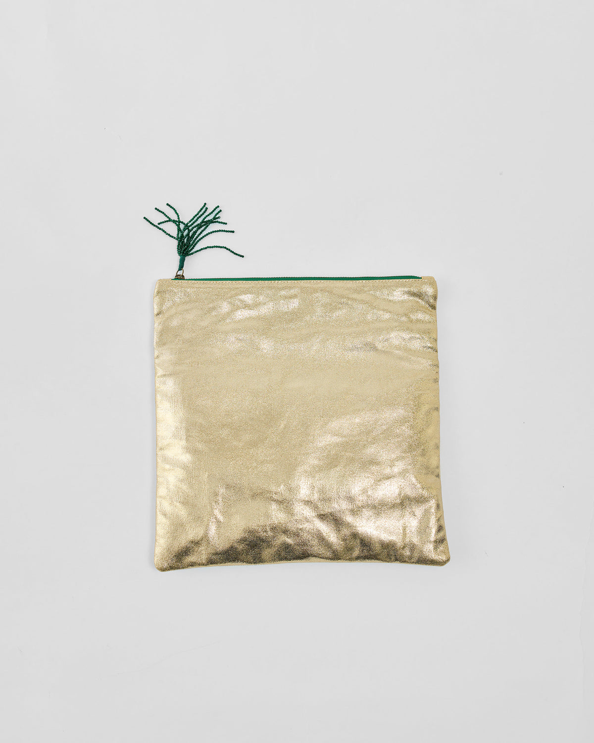 Fold Over Clutch - Gold & Silver