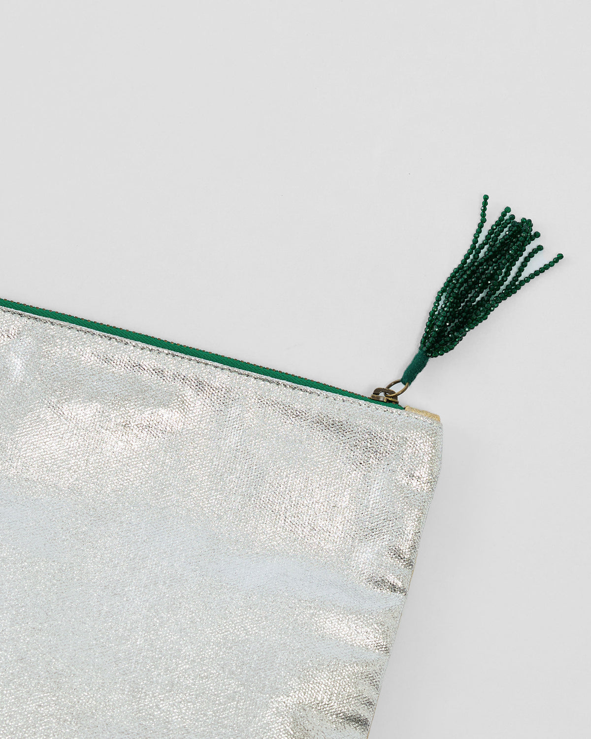 Fold Over Clutch - Gold & Silver