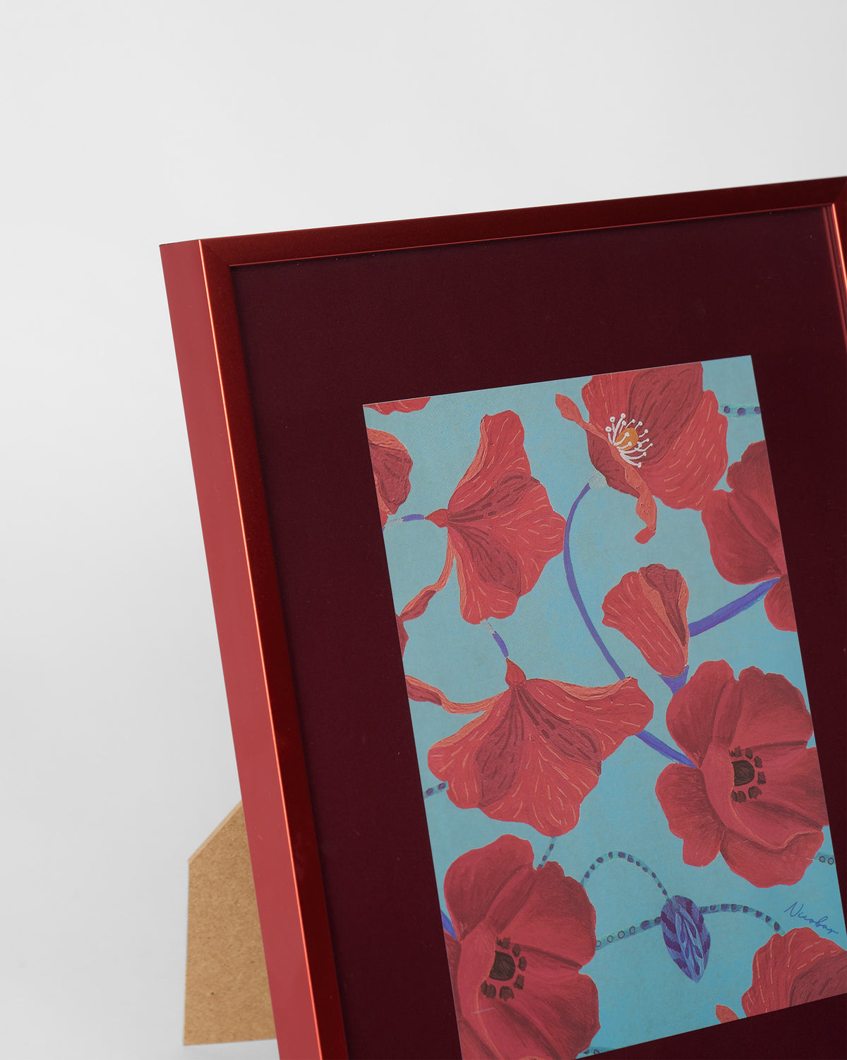 Poppy Wall Art - Red