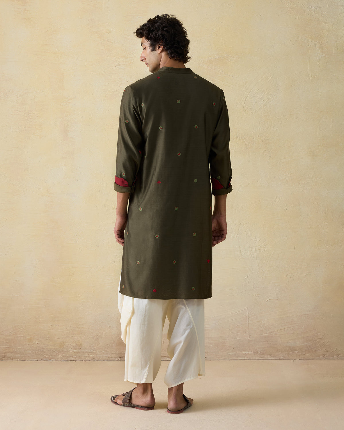 Neckband Kurta - Cotton Silk Classic Fit