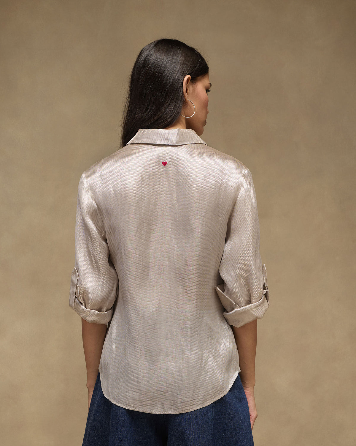 Starlight Shirt - Jacquard Tissue Organza