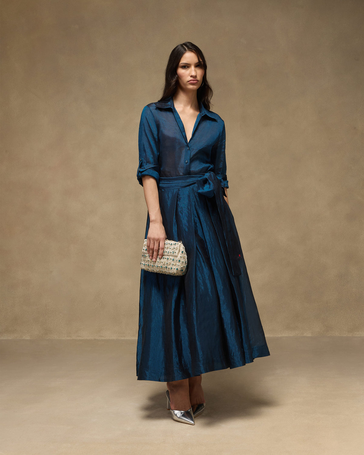Swing Shirt - Tissue Jacquard Organza