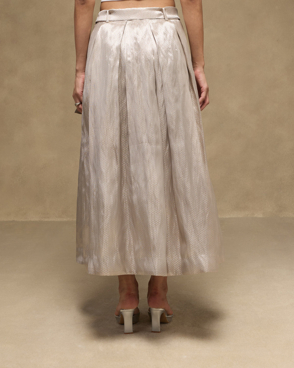 Prance Skirt - Jacquard Tissue Organza