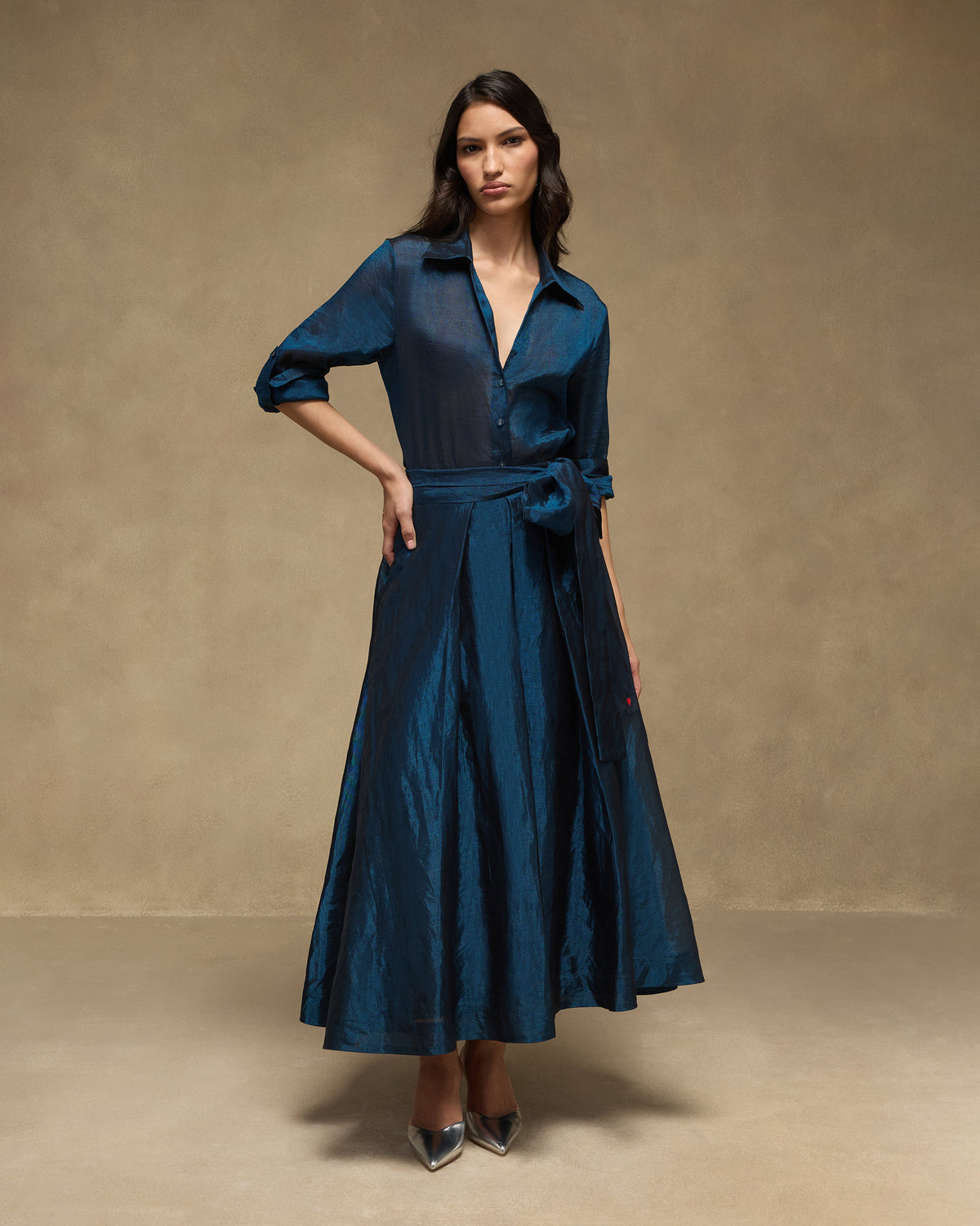 Dip Skirt - Jacquard Tissue Organza