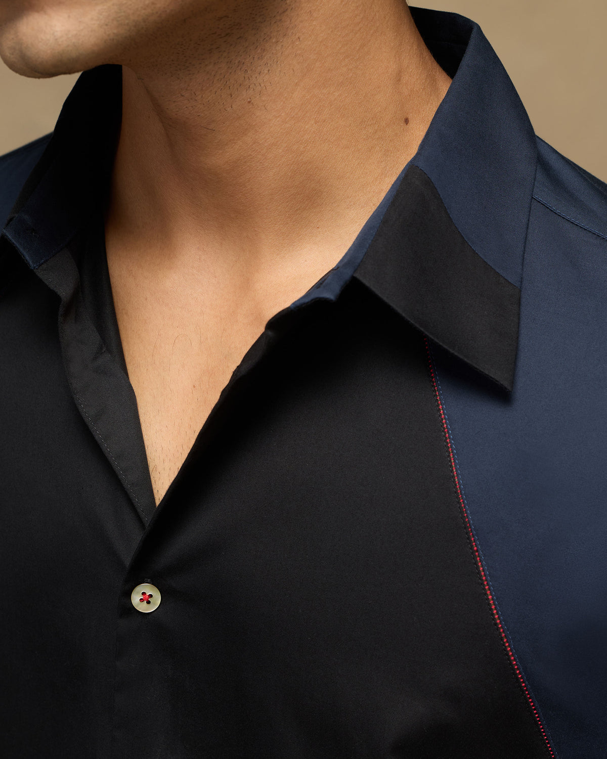 Moonrise Shirt - Cotton Satin Slim Fit