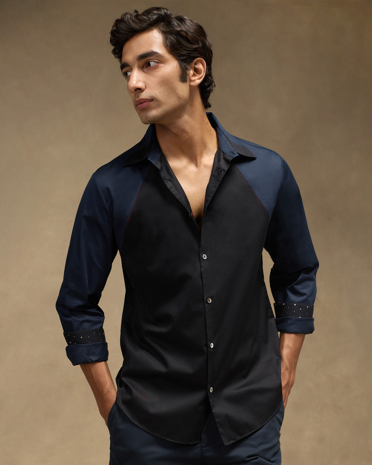 Moonrise Shirt - Cotton Satin Slim Fit