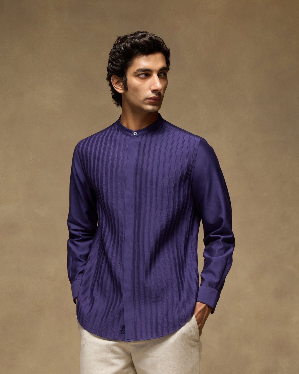 Sundown Shirt - Chanderi Slim Fit