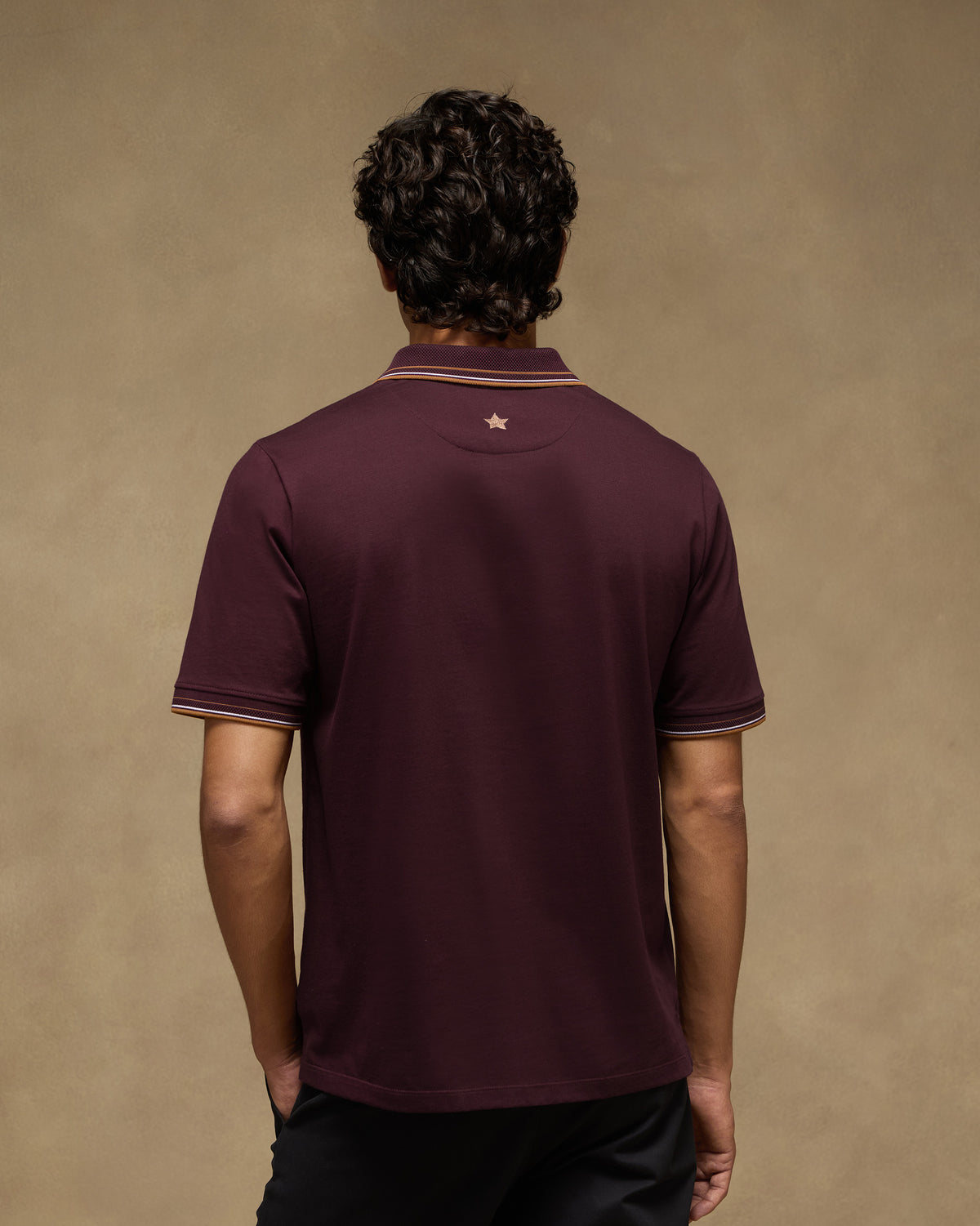 Stag Polo T-Shirt - Mercerised Cotton Classic Fit