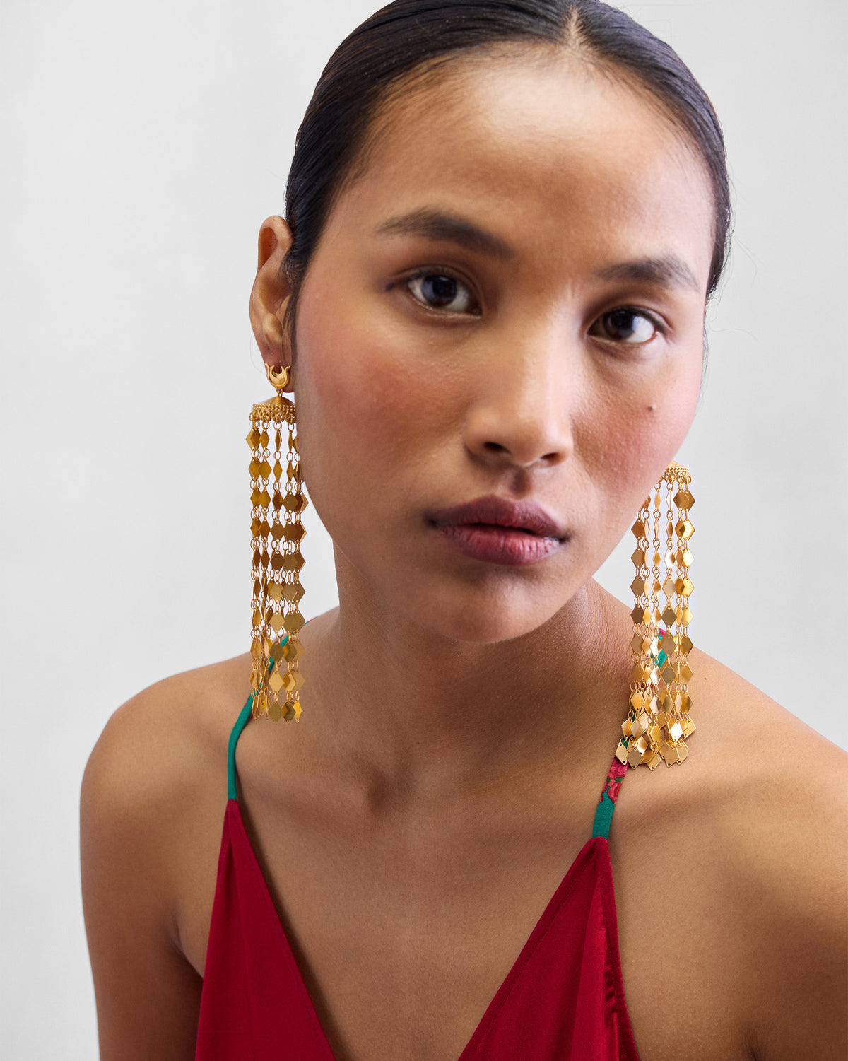 Gulbahar Earrings - Gold