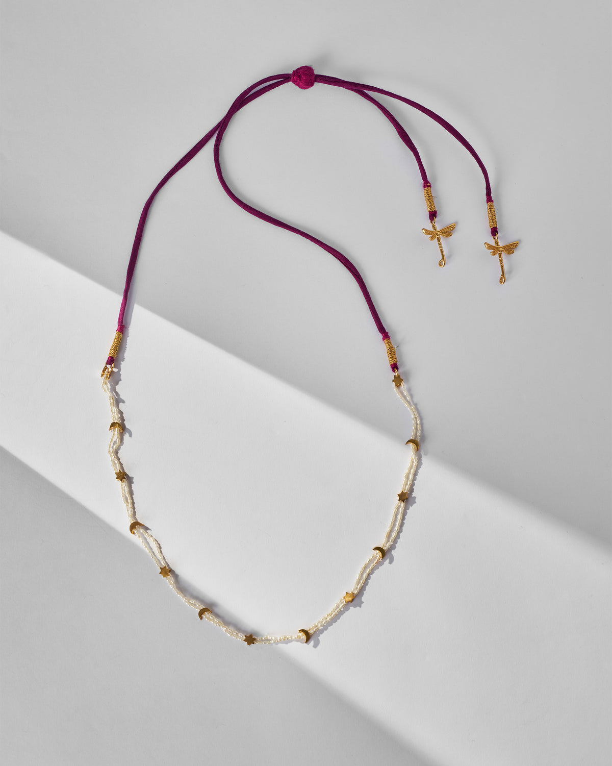 Bindu Pearl Necklace - Gold