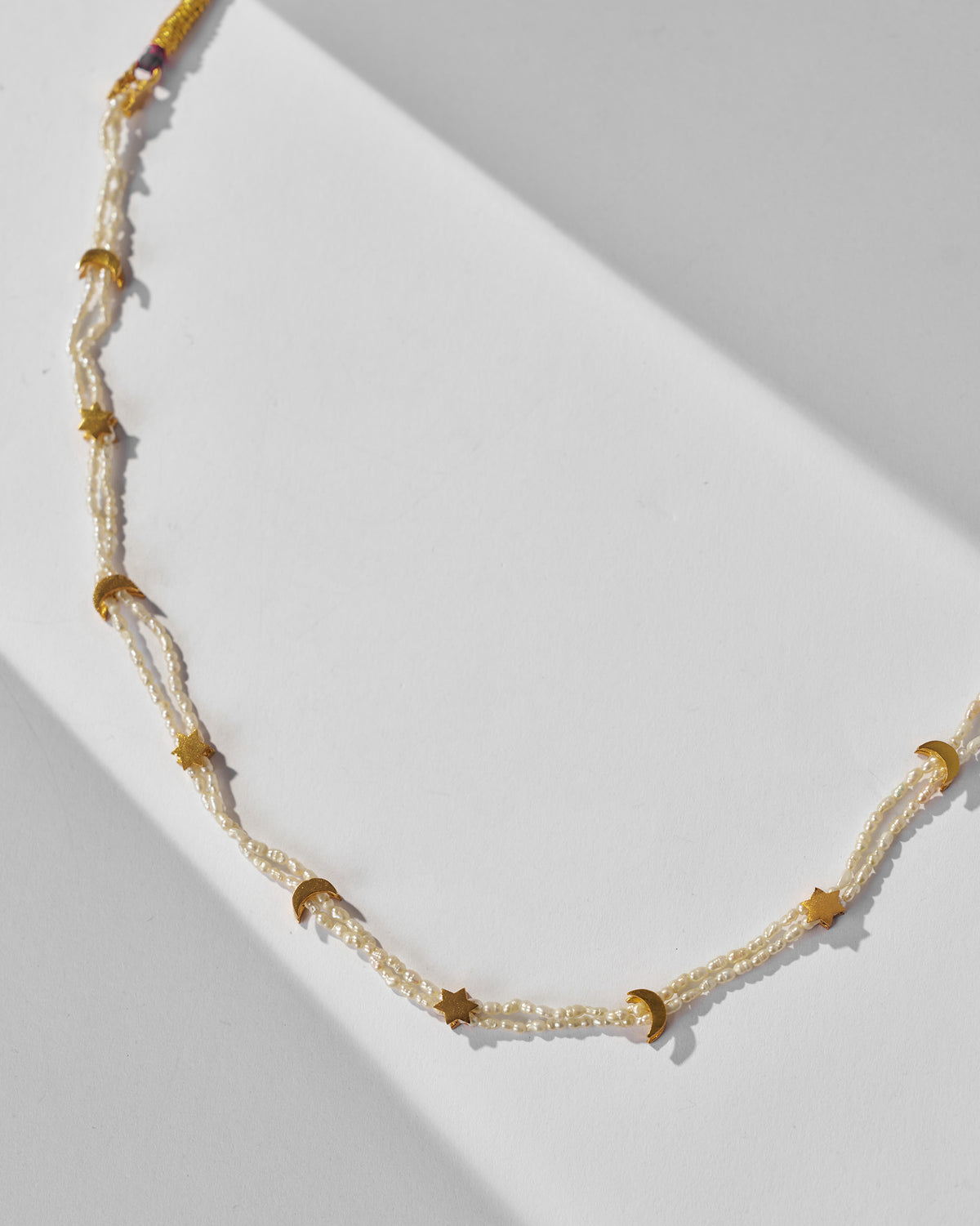 Bindu Pearl Necklace - Gold