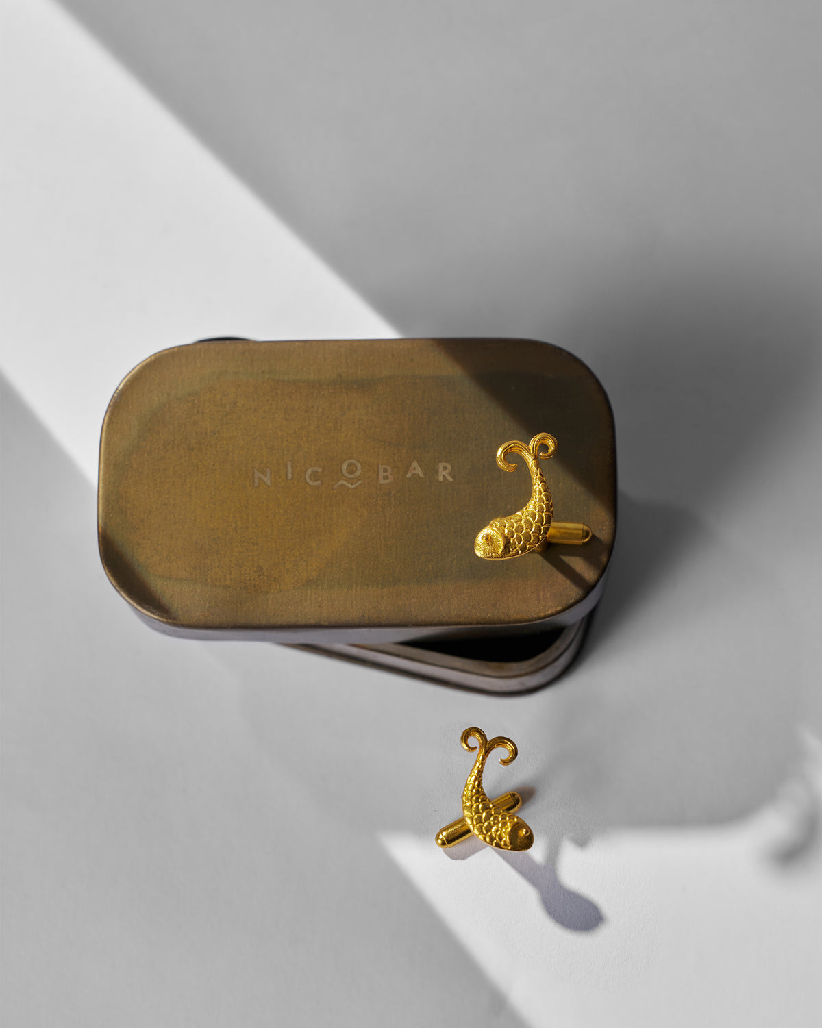 Jalpari Cufflinks - Gold