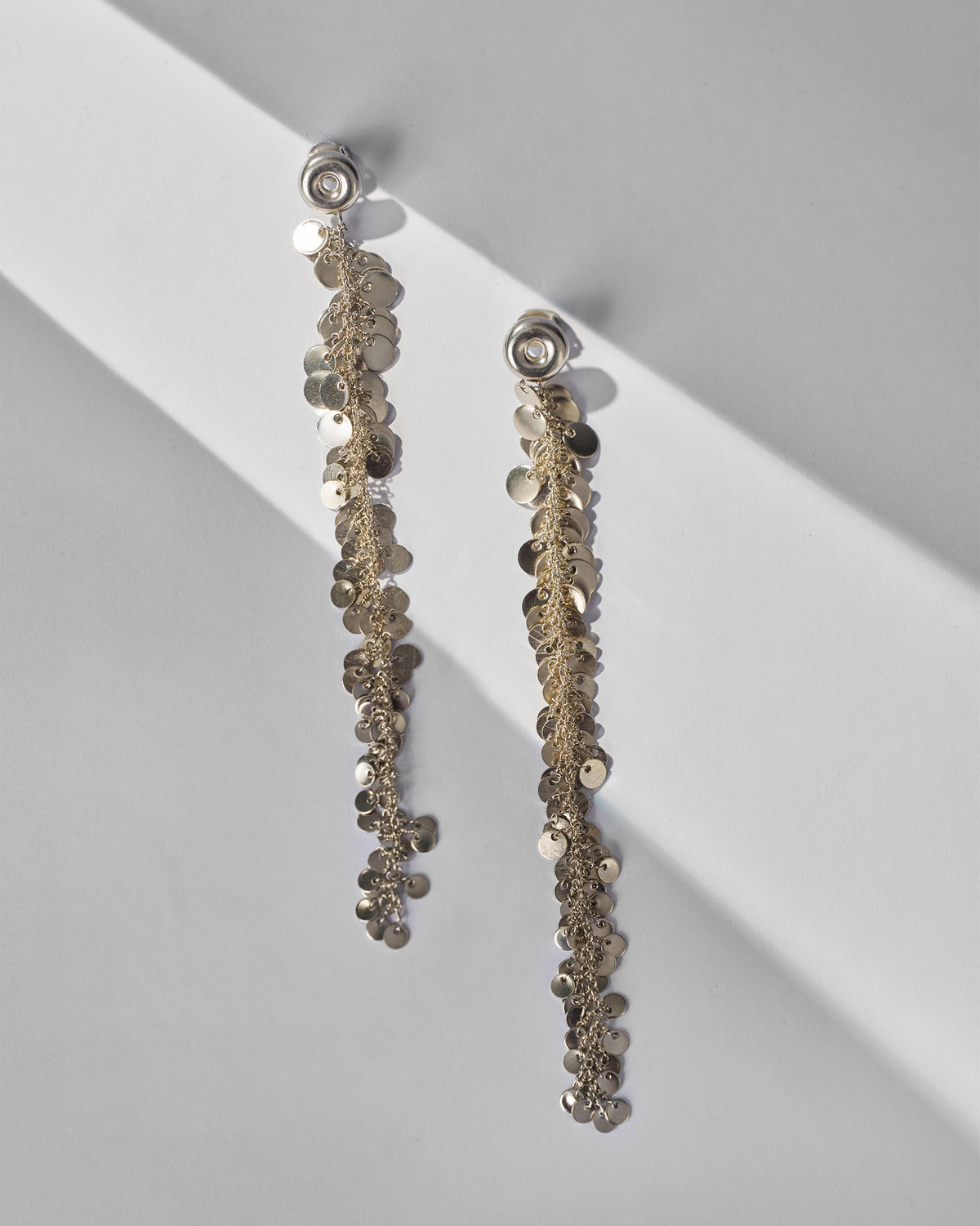 Tassel Shoulder Duster - Silver