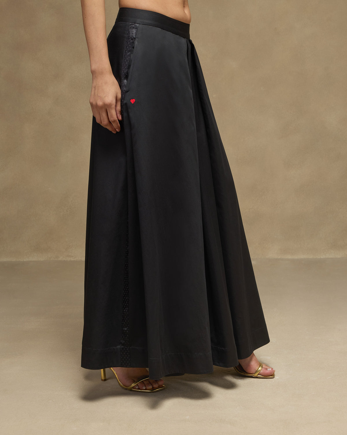 Sway Pants - Satin Blend Flared
