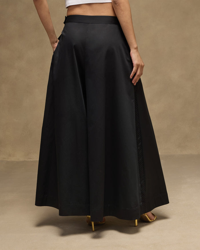 Sway Pants - Satin Blend Flared