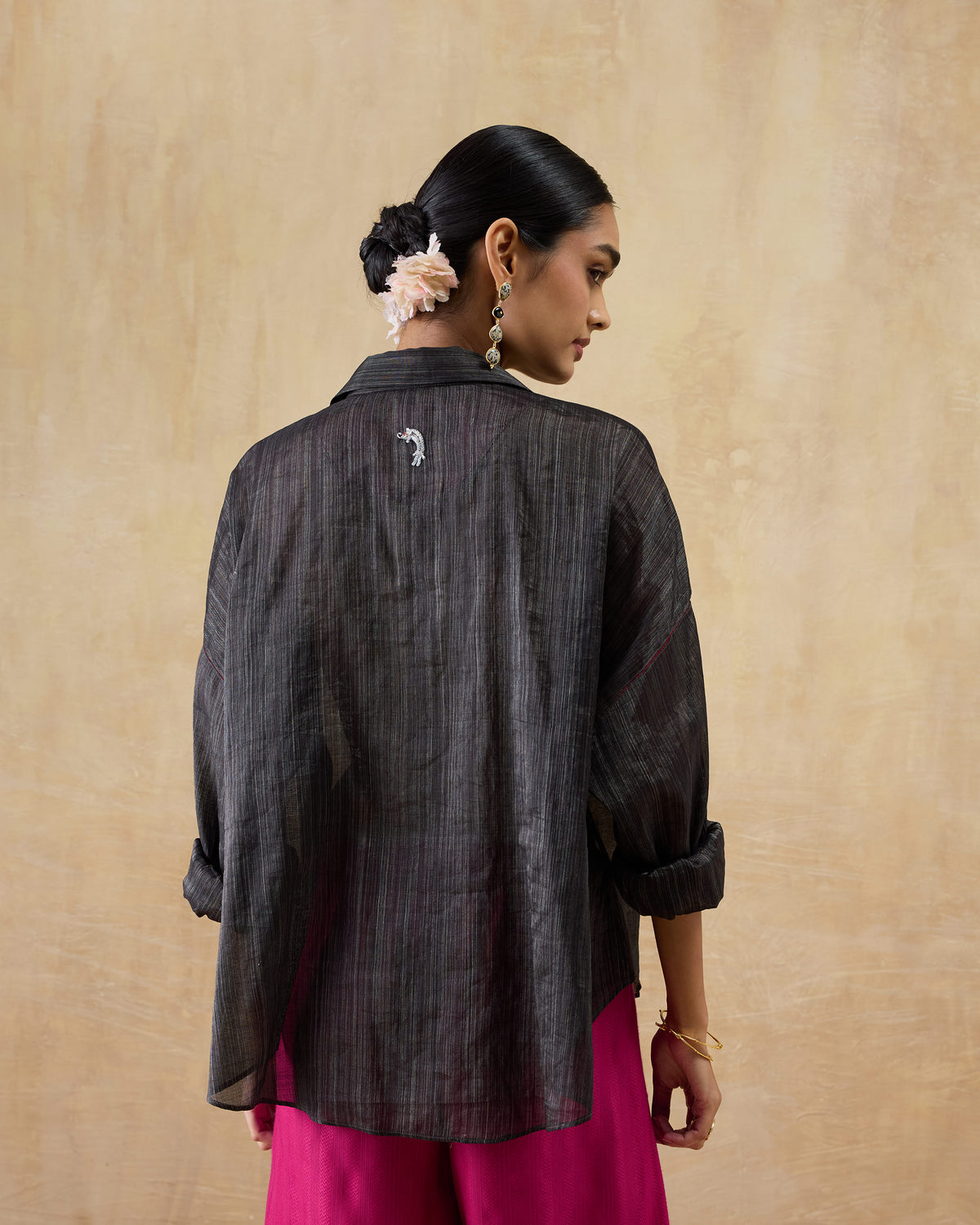 Firefly Shirt - Metallic Tissue Loose Fit