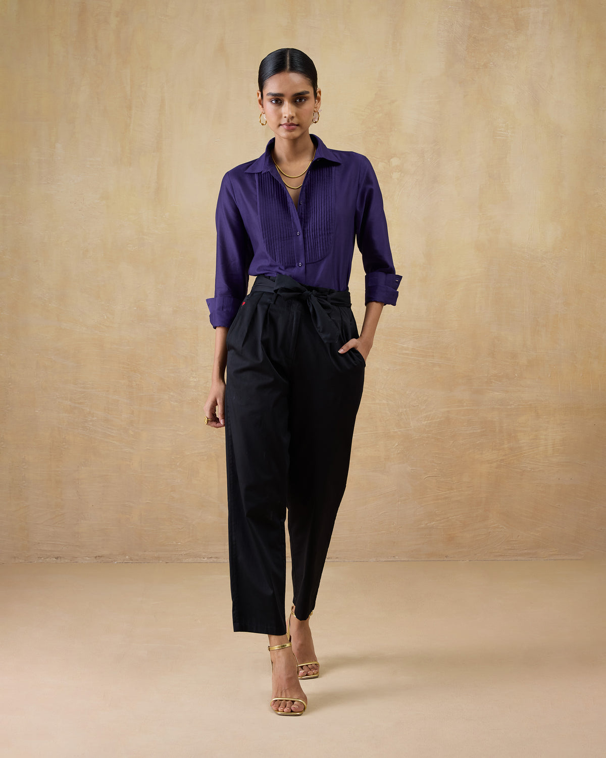 Tuxedo Shirt - Cotton Silk Regular Fit