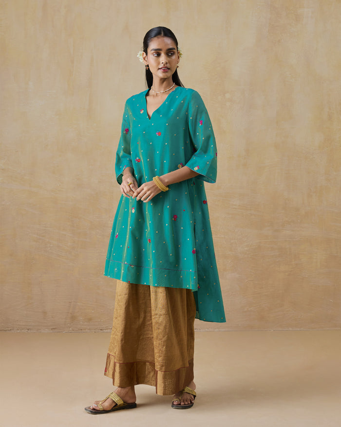 Twilight Kurta - Cotton Silk Regular Fit