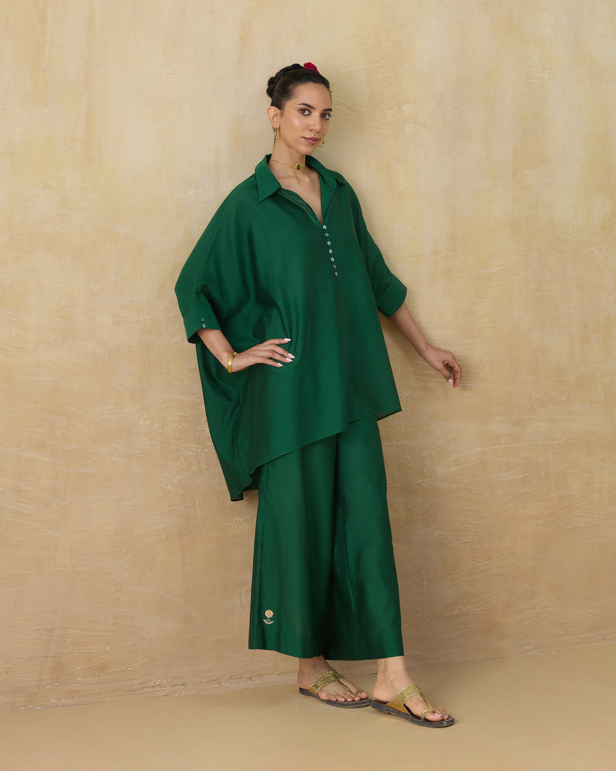 Hala Tunic - Cotton Silk Loose Fit