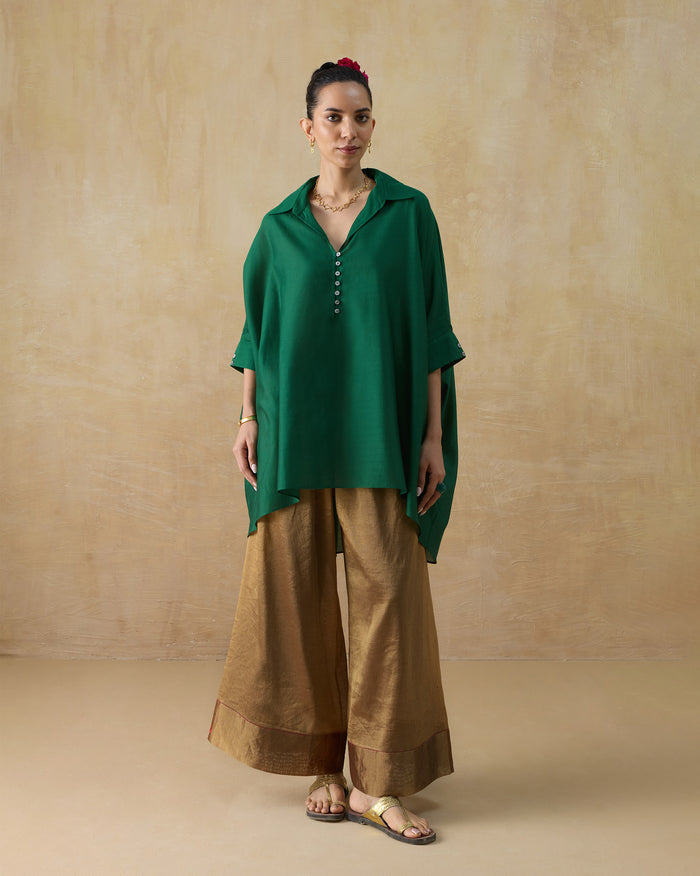 Hala Tunic - Cotton Silk Loose Fit