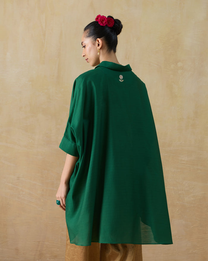 Hala Tunic - Cotton Silk Loose Fit