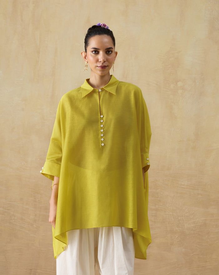 Hala Tunic - Cotton Silk Loose Fit