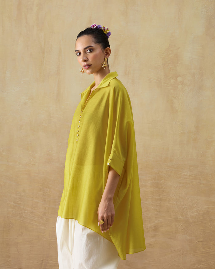 Hala Tunic - Cotton Silk Loose Fit