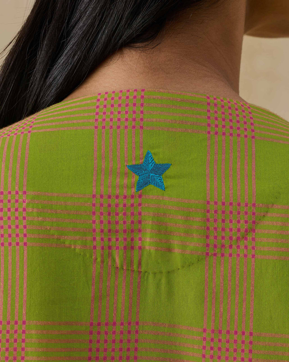 Pintuck Kurta - 100% Cotton Regular Fit