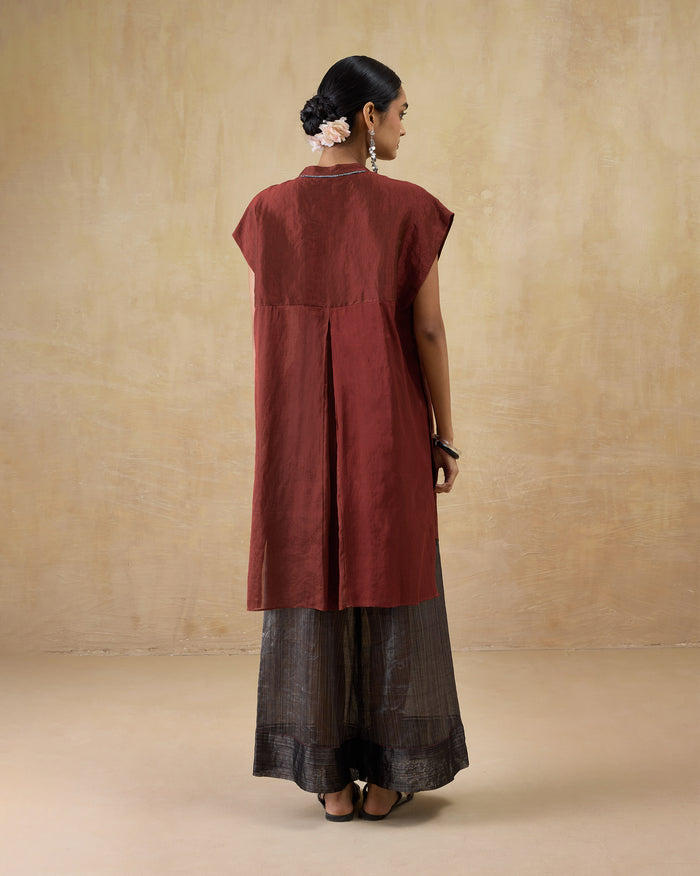 Tango Kaftan - Metallic Tissue Free Size