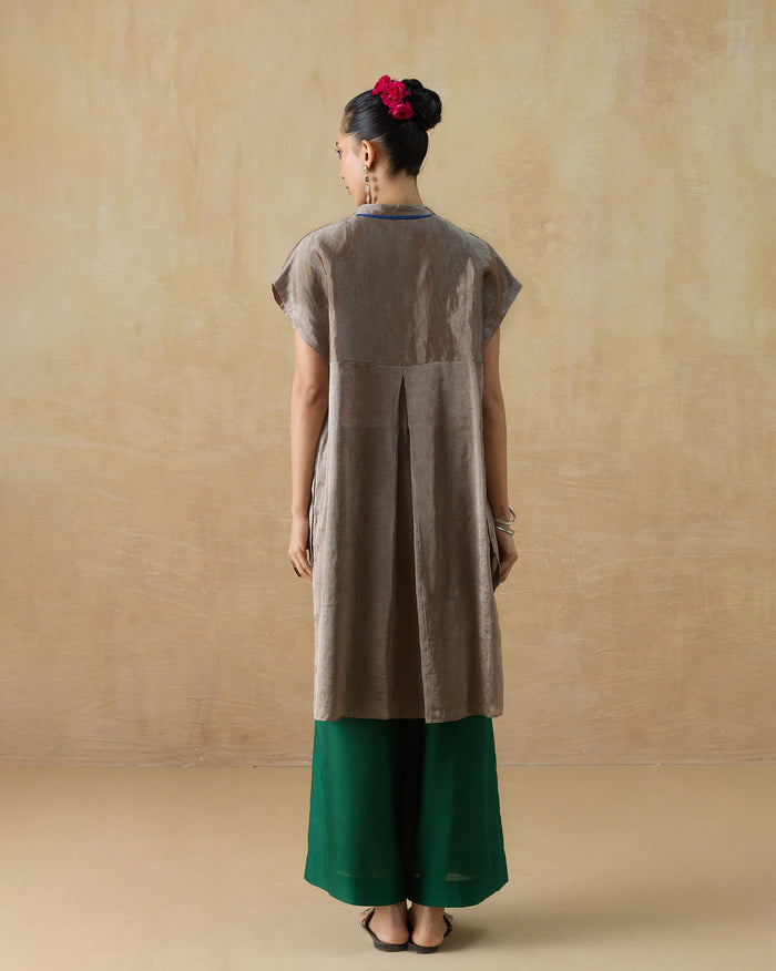 Tango Kaftan - Metallic Tissue Free Size