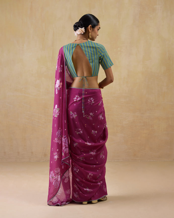 Speckle Sari - Cotton Silk