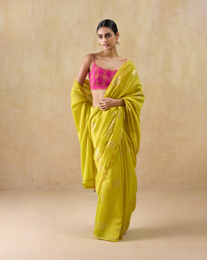 Sunset Sari - Cotton Silk