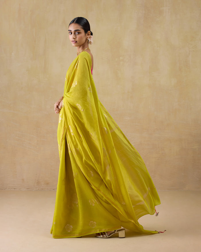 Sunset Sari - Cotton Silk
